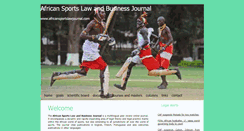 Desktop Screenshot of africansportslawjournal.com